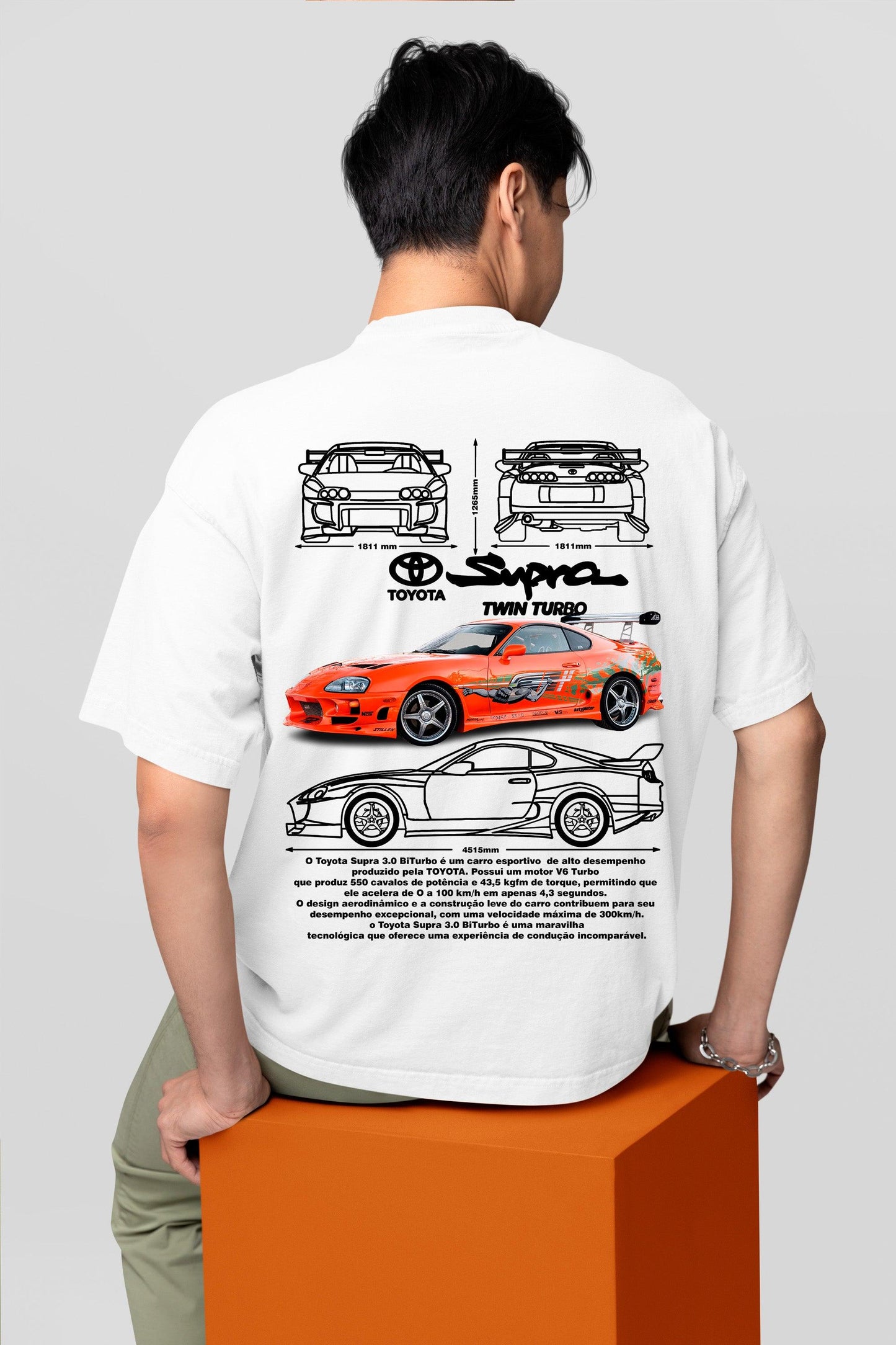 Camiseta Toyota Supra 3.0 24v Bi-turbo - GTS108