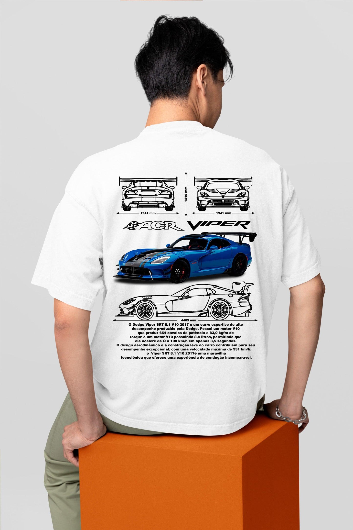 Camiseta Dodge Viper SRT - GTS107