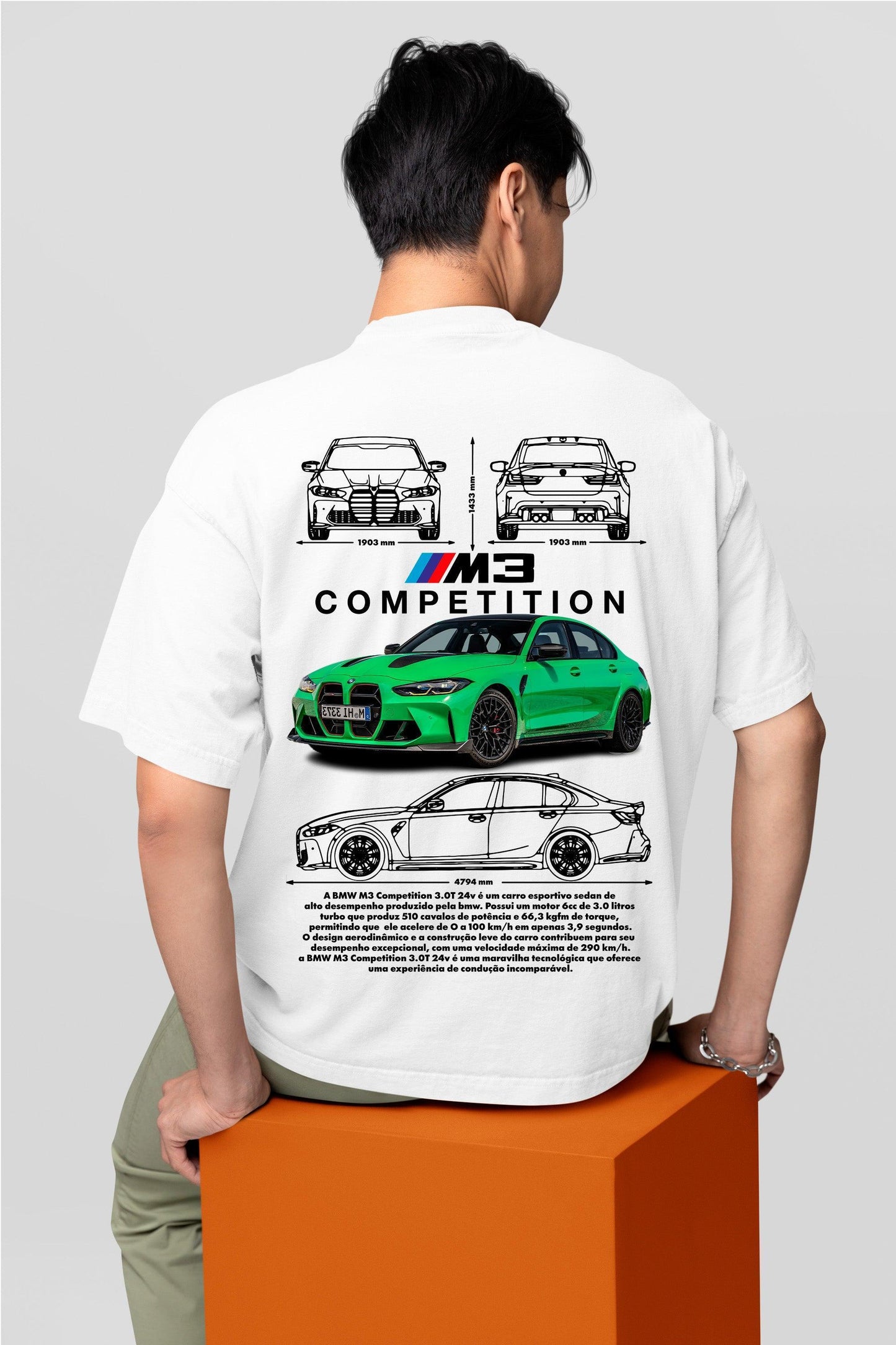 Camiseta BMW M3 Competition - GTS106