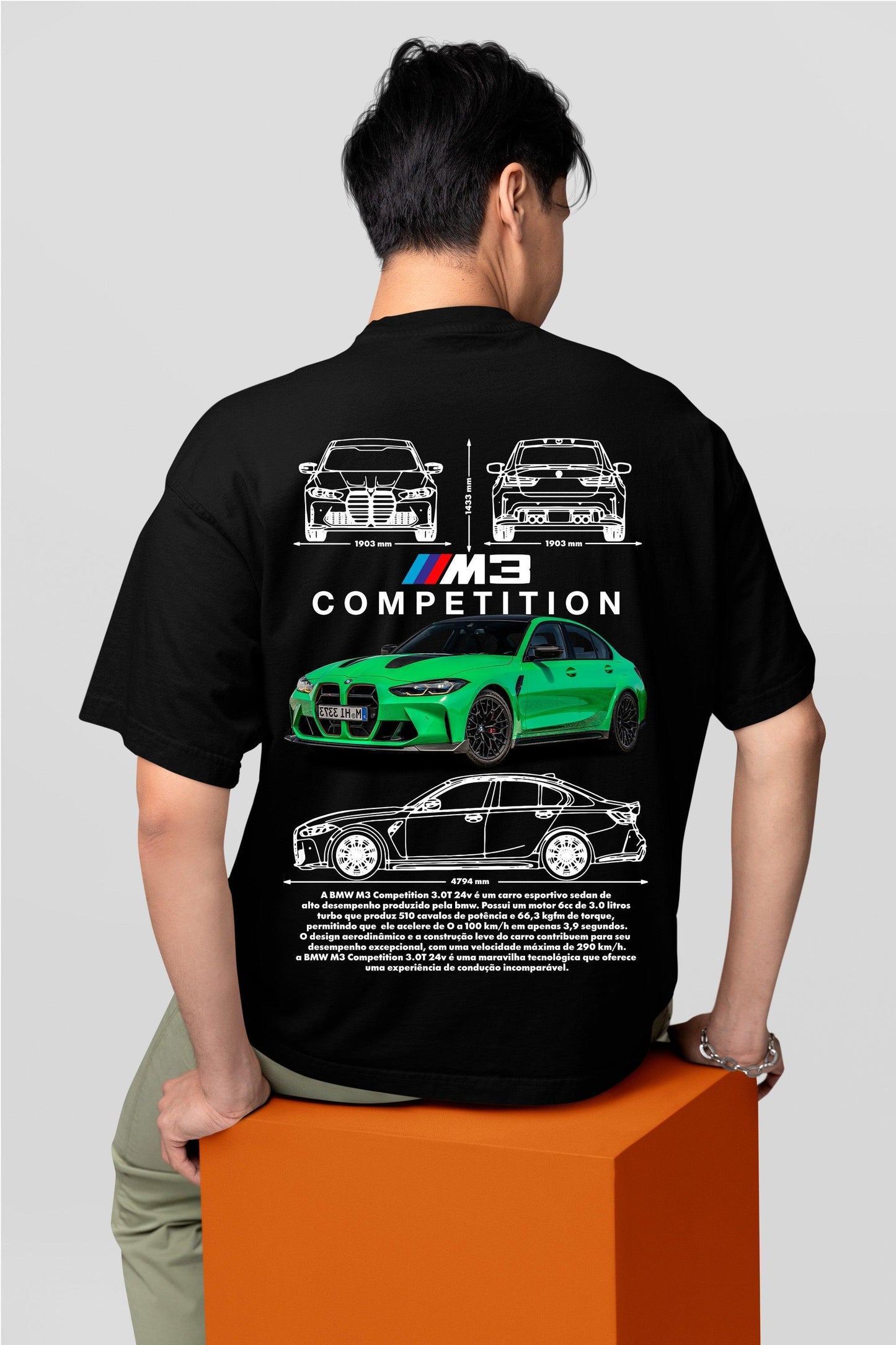 Camiseta BMW M3 Competition - GTS106