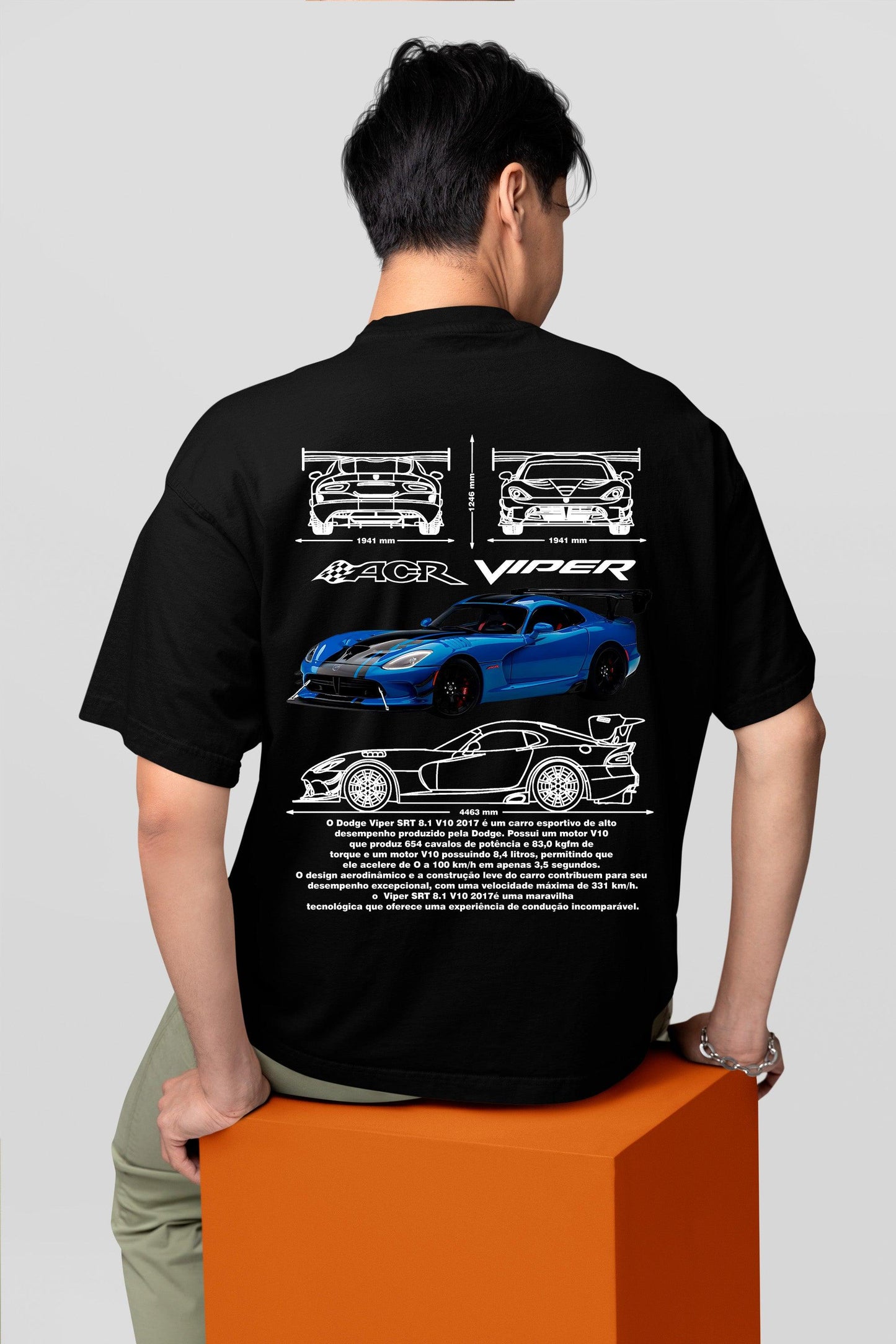 Camiseta Dodge Viper SRT - GTS107