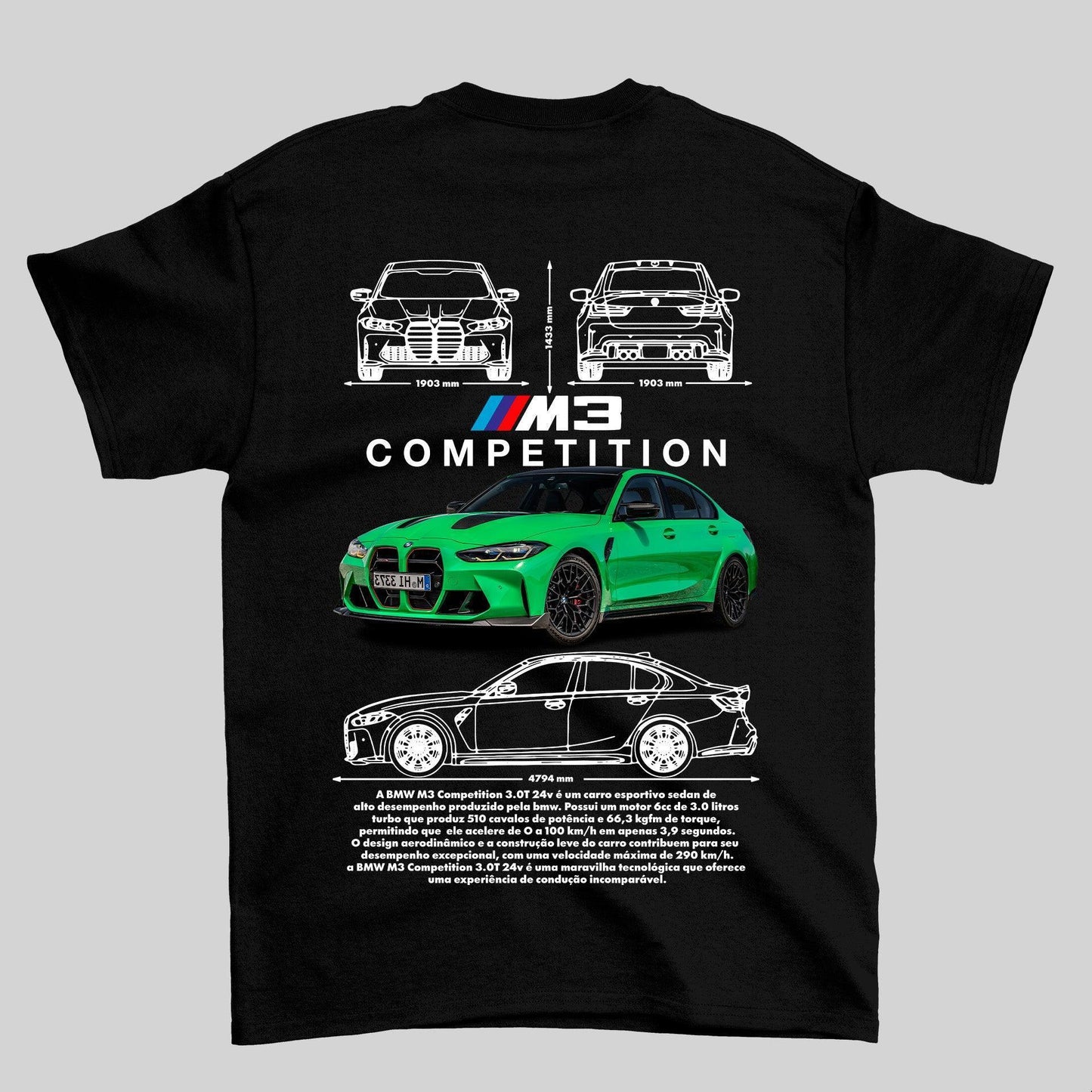 Camiseta BMW M3 Competition - GTS106