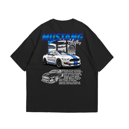 Camiseta Oversized Mustang Shelby