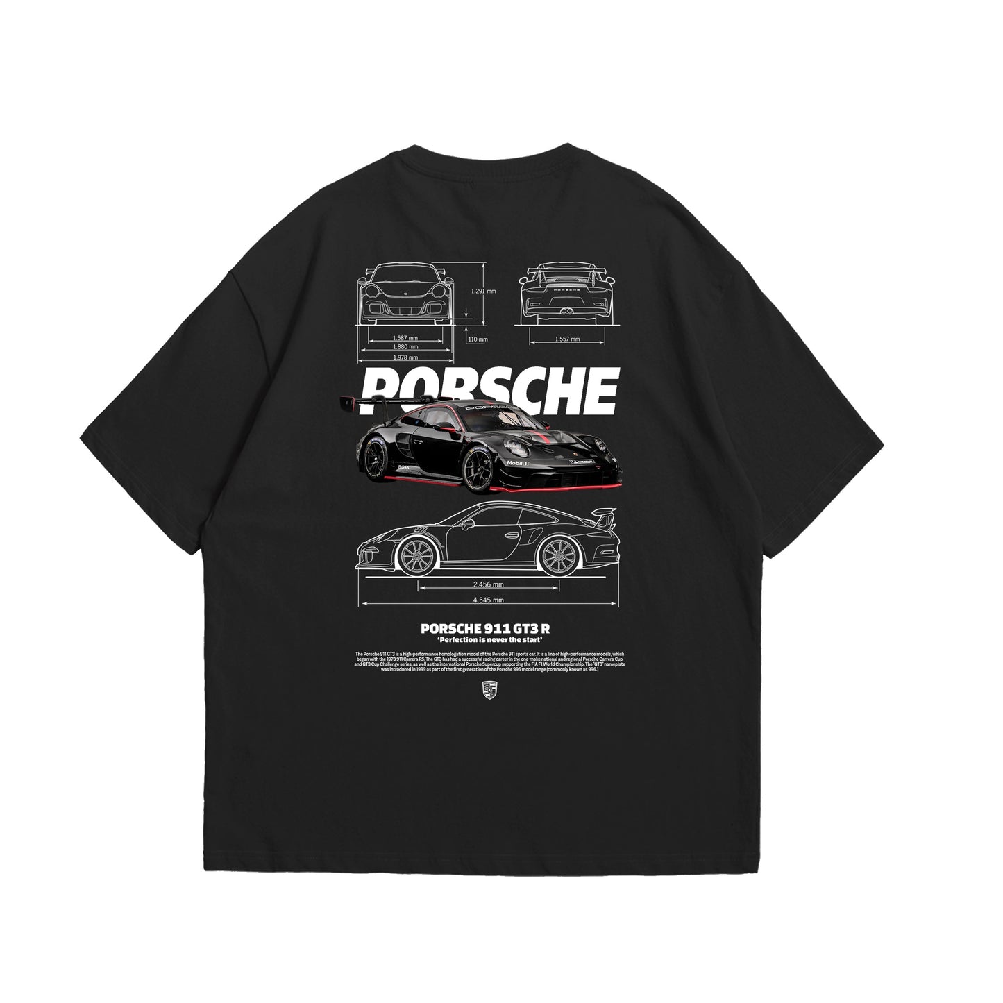 Camiseta Oversized Porsche GT3 RS