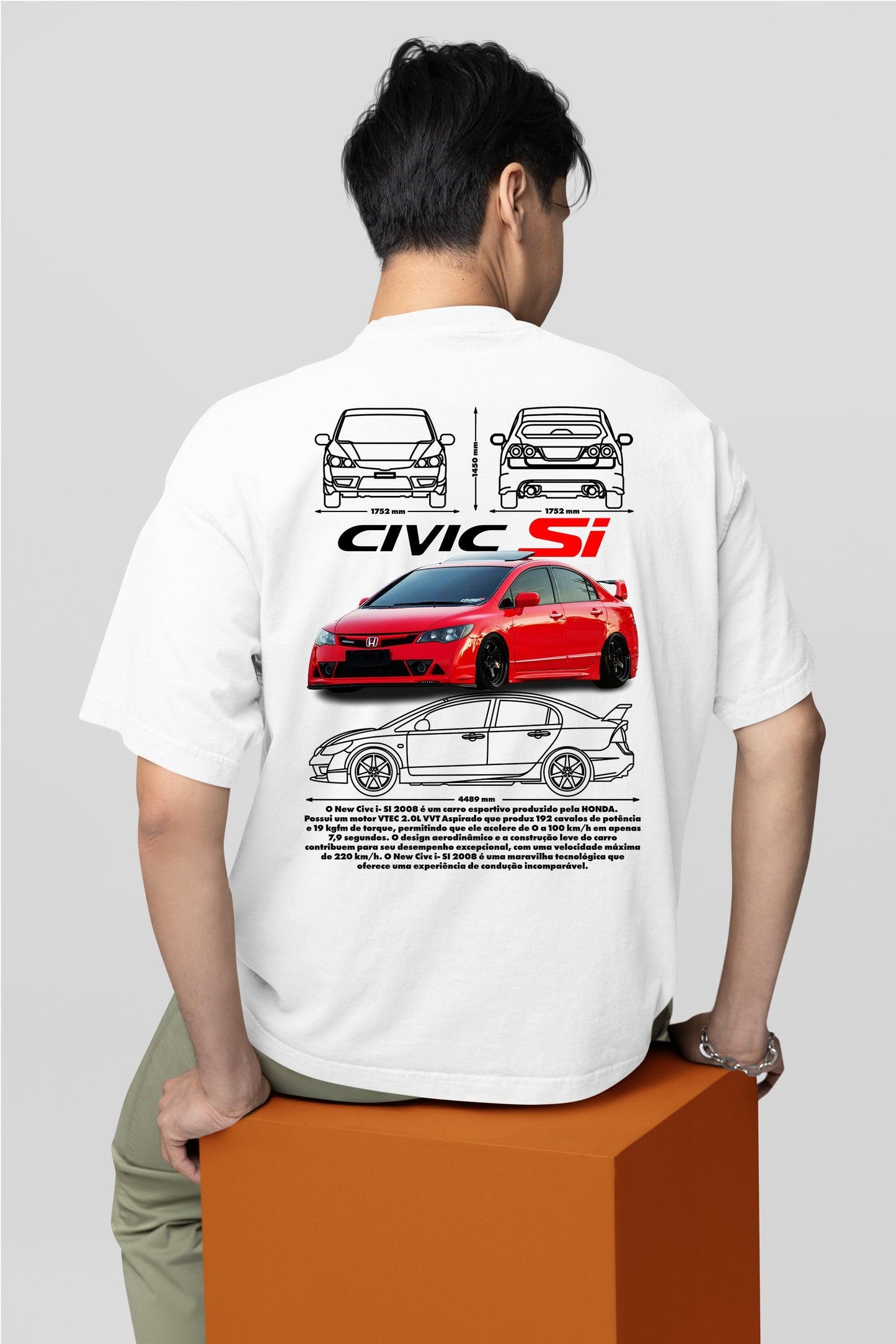 Camiseta Honda Civic SI - GTS73