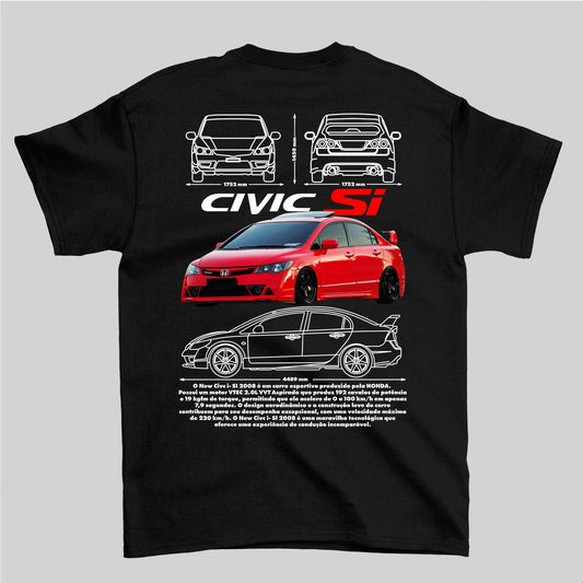 Camiseta Honda Civic SI - GTS73