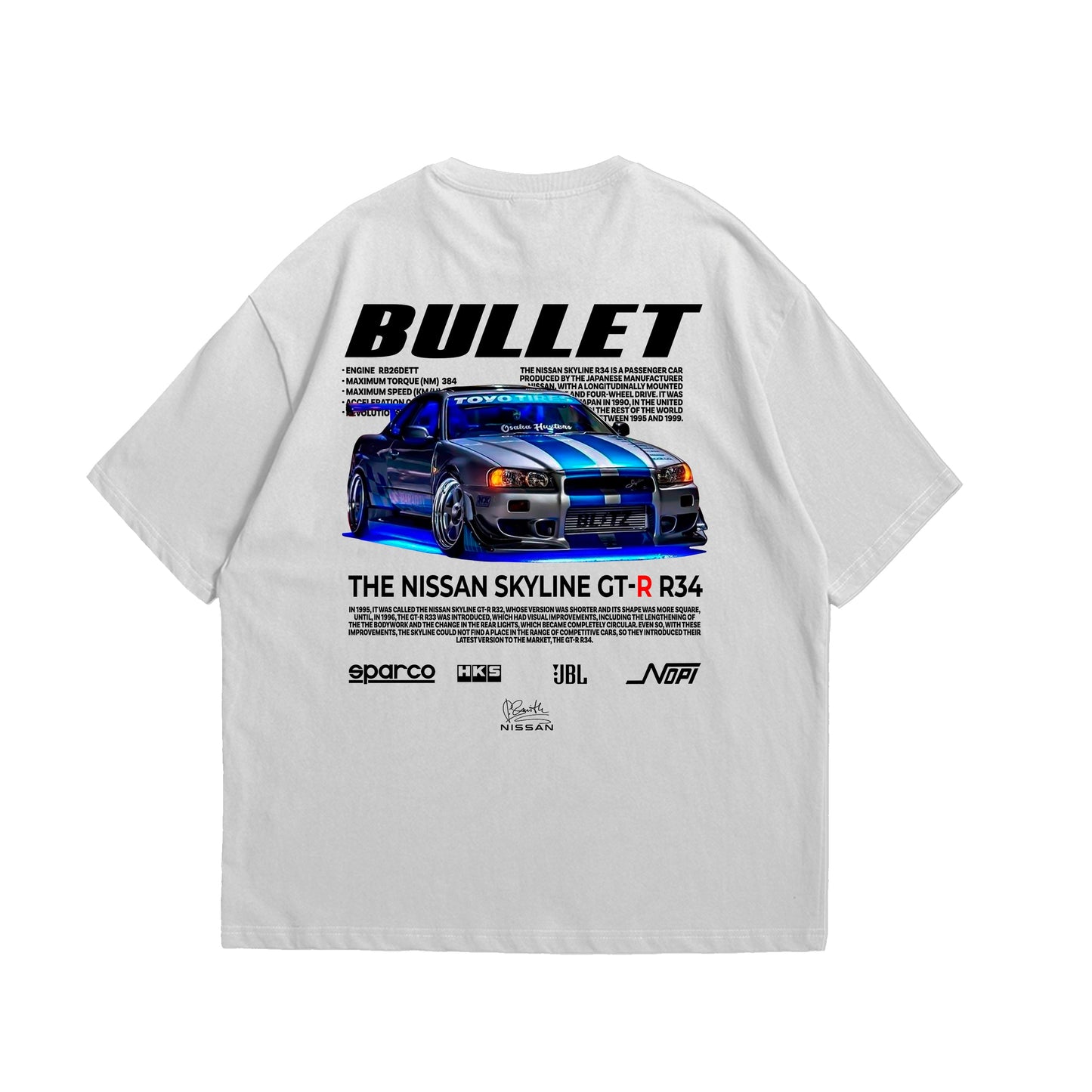 Camiseta Oversized Bullet