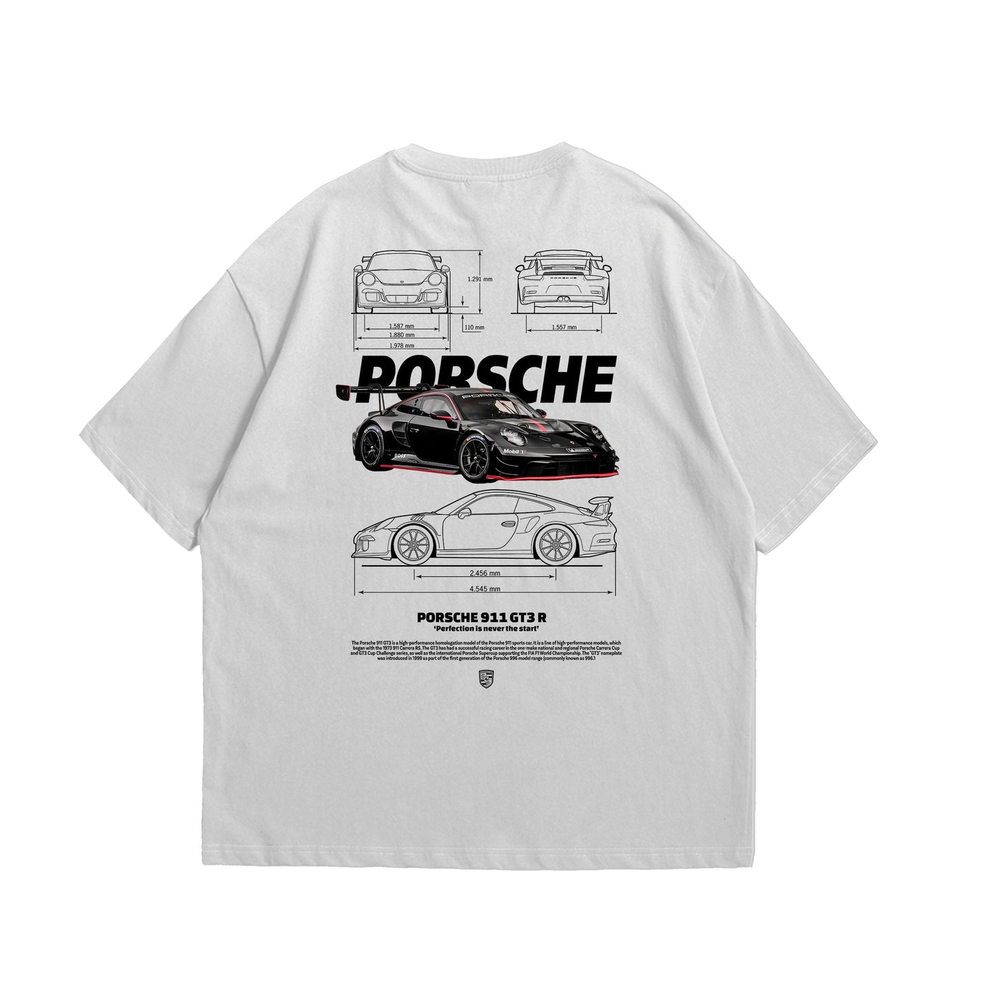 Camiseta Oversized Porsche GT3 RS