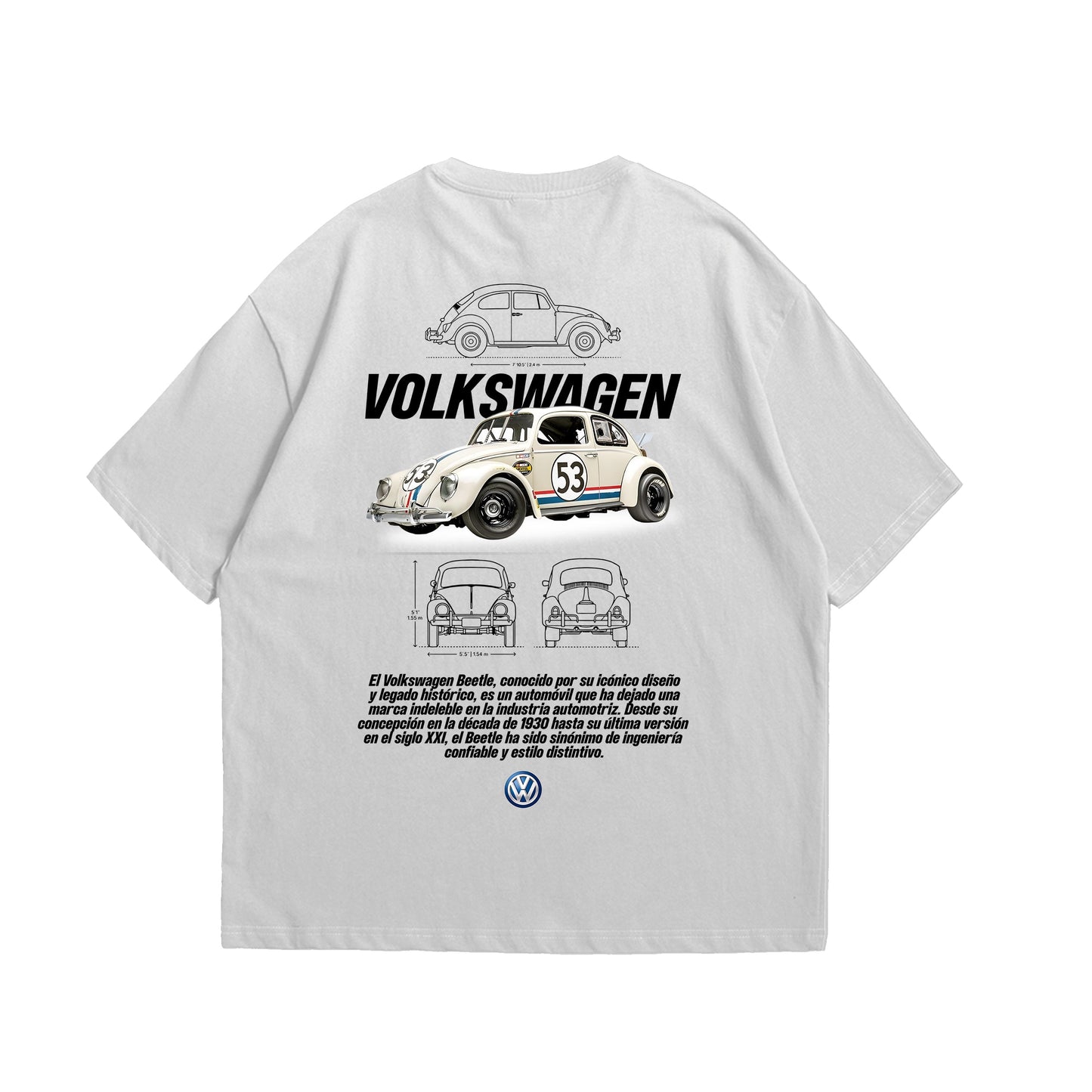 Camiseta Oversized Volkswagen Fusca