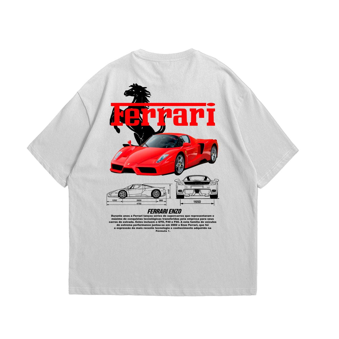 Camiseta Oversized Ferrari Enzo