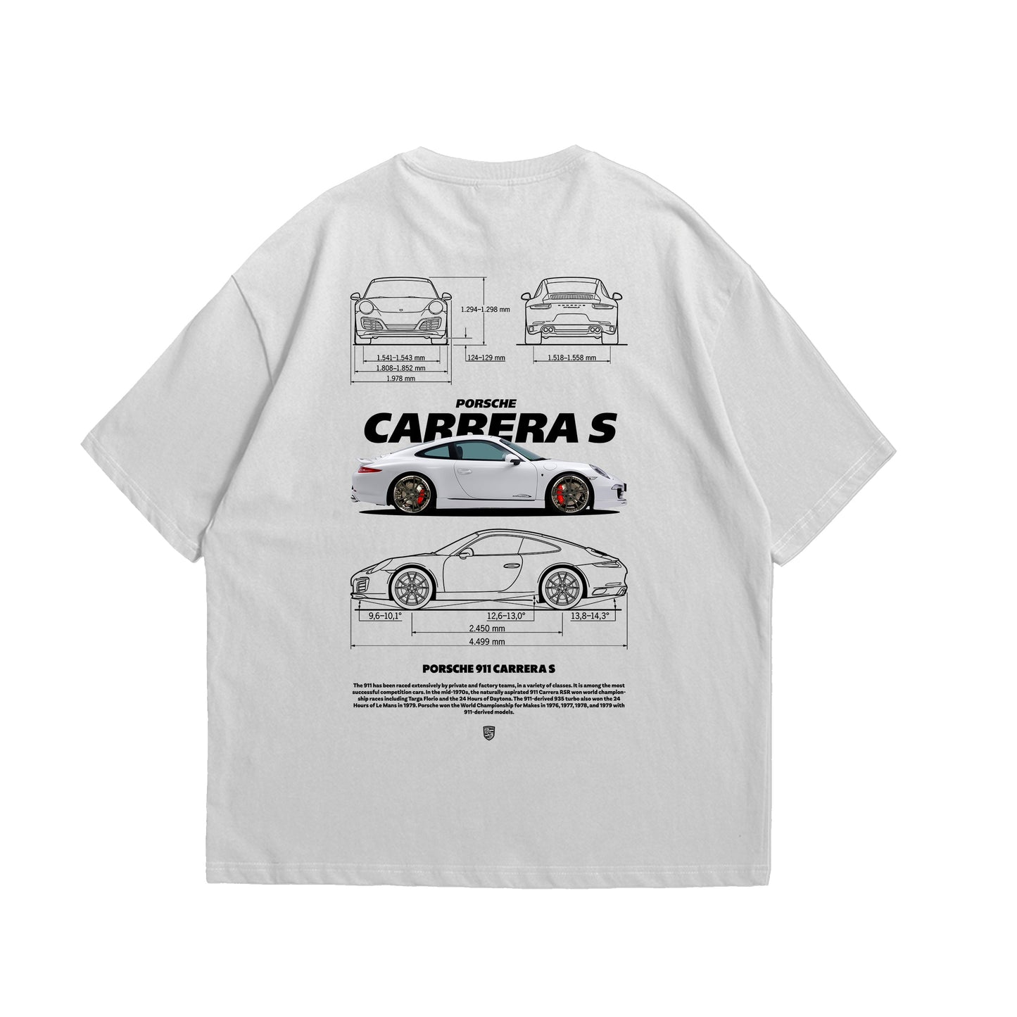 Camiseta Oversized Porsche Carrera S