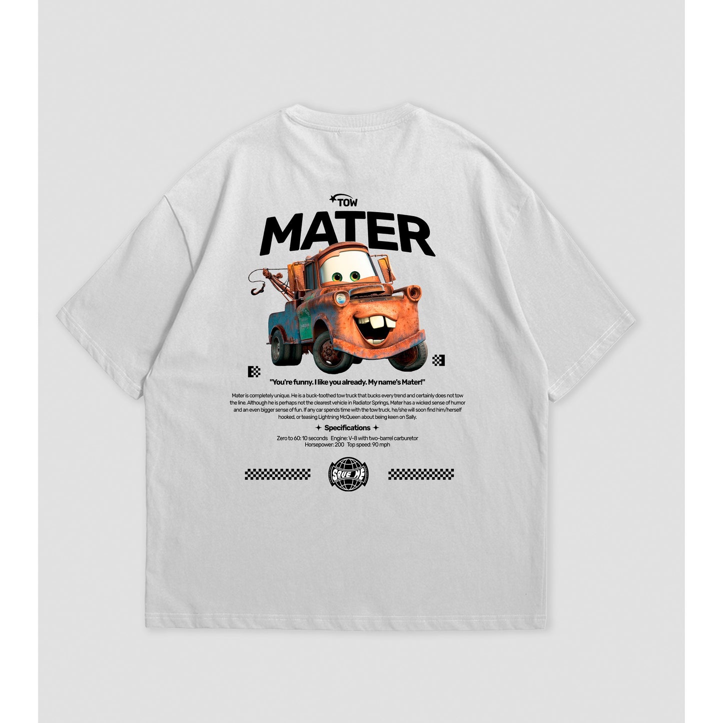 Camiseta Oversized Mater Cars