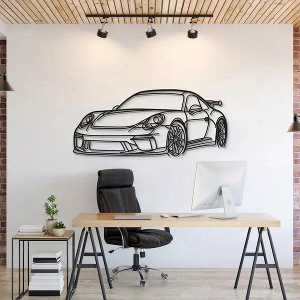 Quadro Decorativo Carro Porsche Diagonal