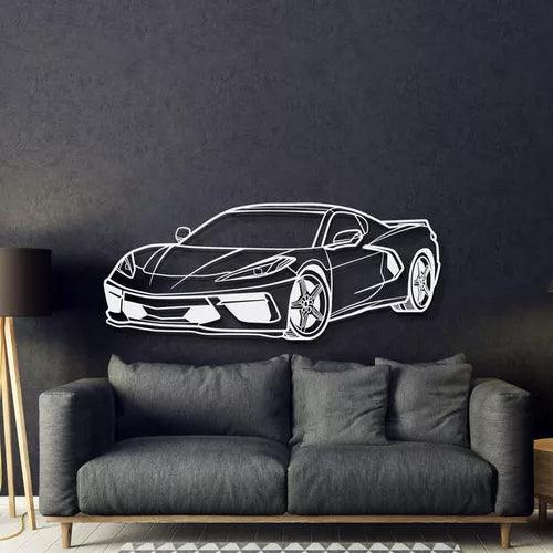 Quadro Decorativo Carro Chevrolet Corvette C8