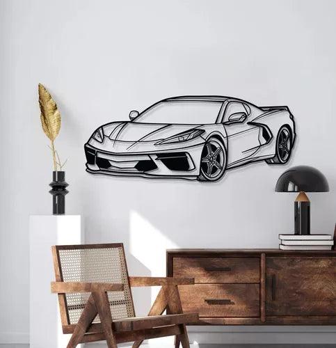 Quadro Decorativo Carro Chevrolet Corvette C8