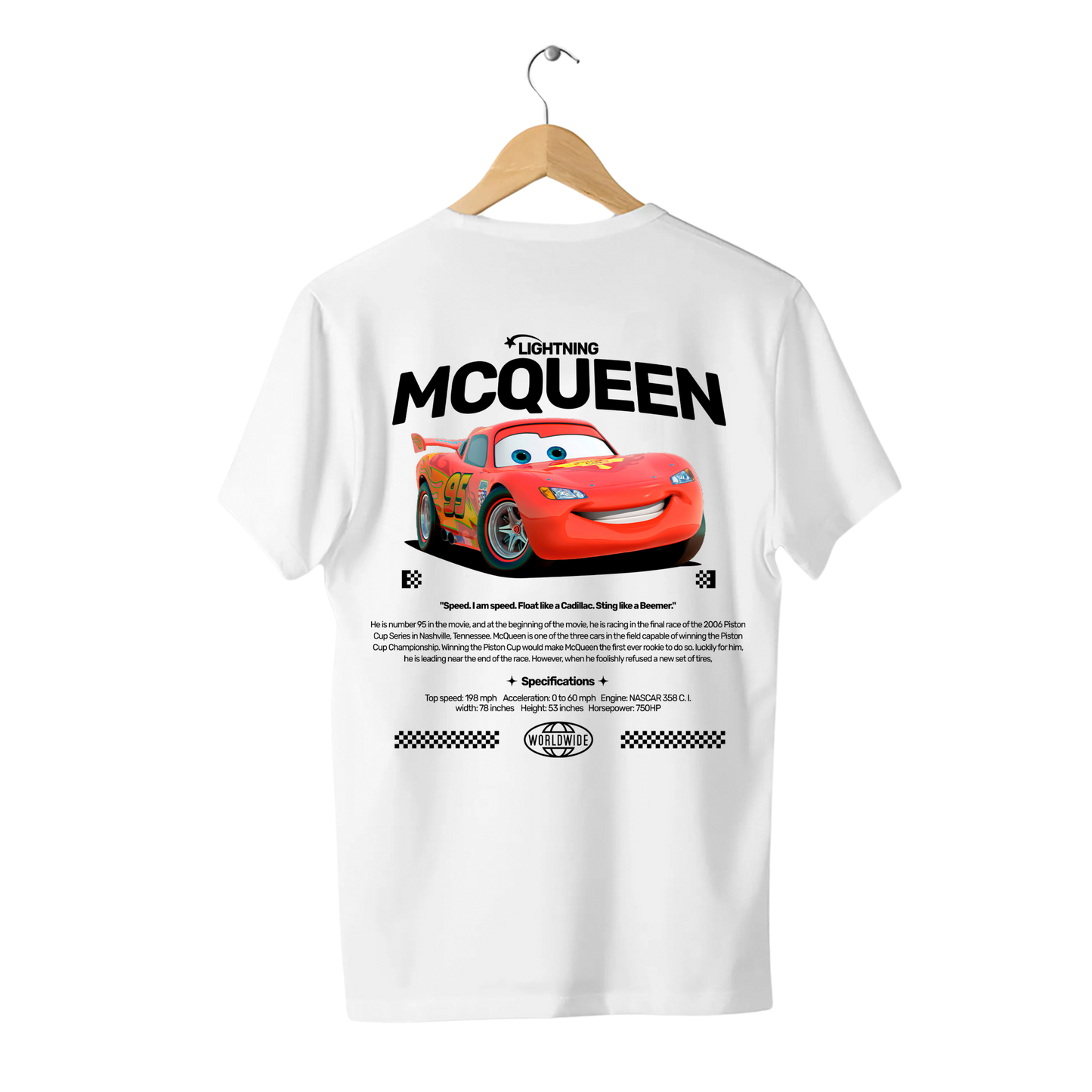 Camiseta McQueen Cars