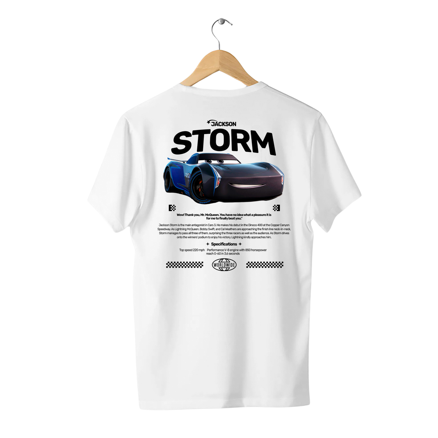 Camiseta Storm Cars