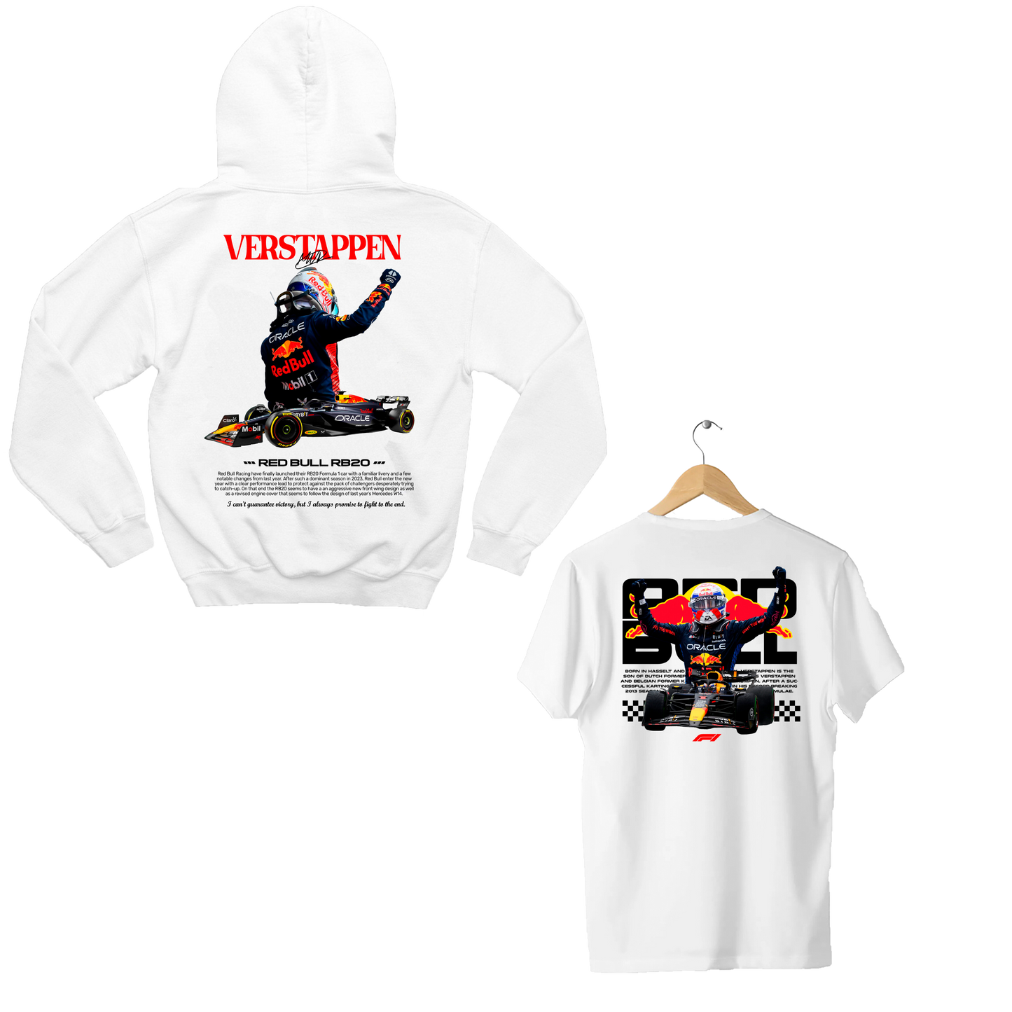 Moletom Verstappen + Camiseta Red Bull Verstappen