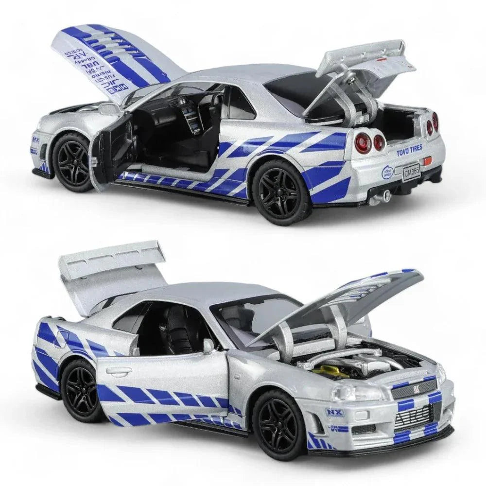 Nissan Skyline GT-R R34 Velozes e Furioso Edition | Escala 1:32