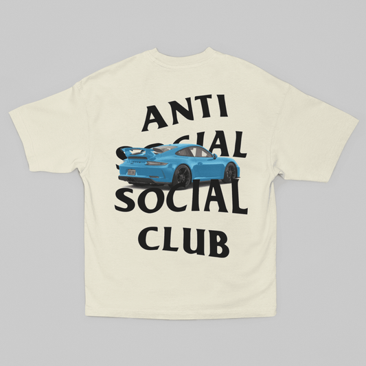 Camiseta Oversized Anti Social Porsche Club - GTS05