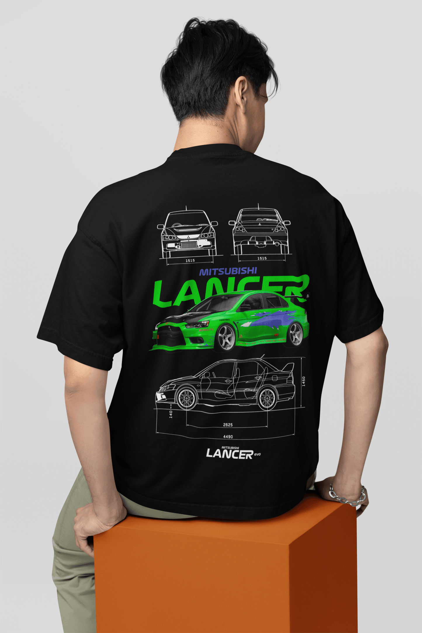 Camiseta do Brian + Lancer Velozes e Furiosos