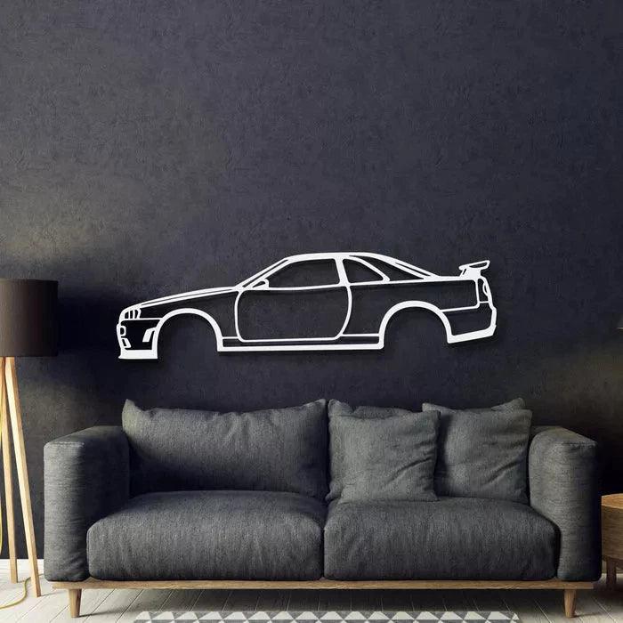 Quadro Decorativo Carro Nissan Skyline R34