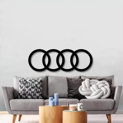 Quadro Decorativo Audi Emblema