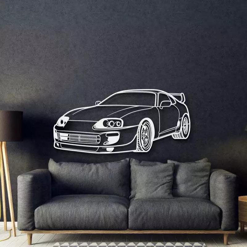 Quadro Decorativo Carro Supra MK4