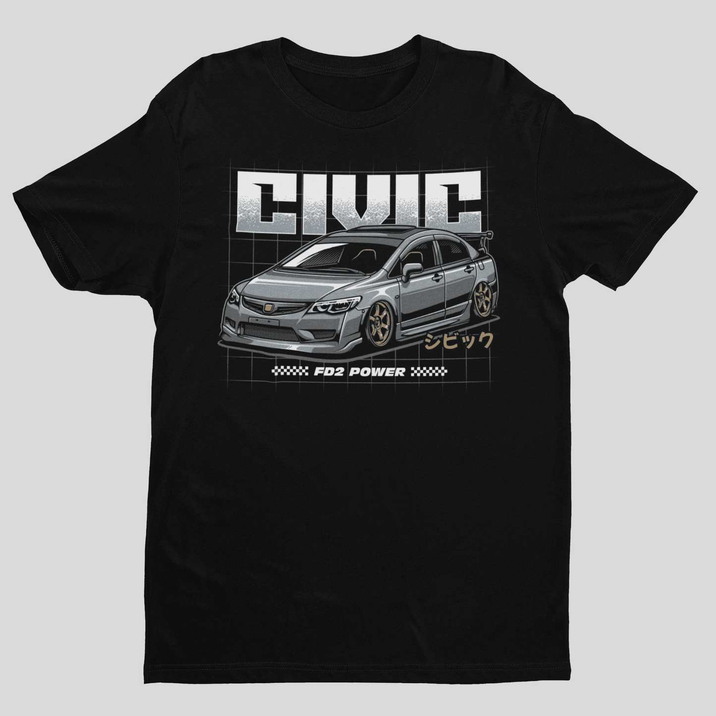 Camiseta Honda Civic FD2 Power - GTS19