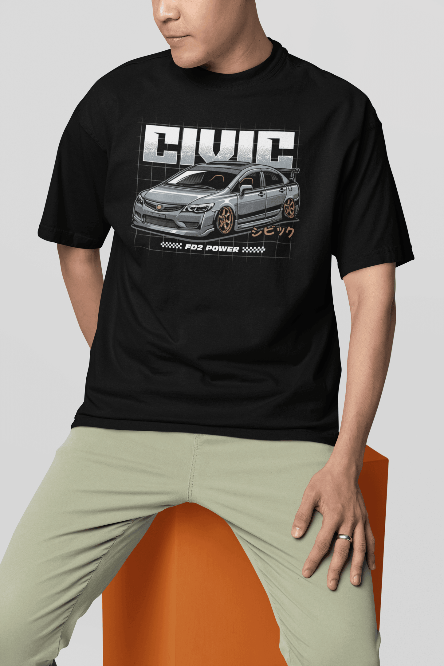 Camiseta Honda Civic FD2 Power - GTS19