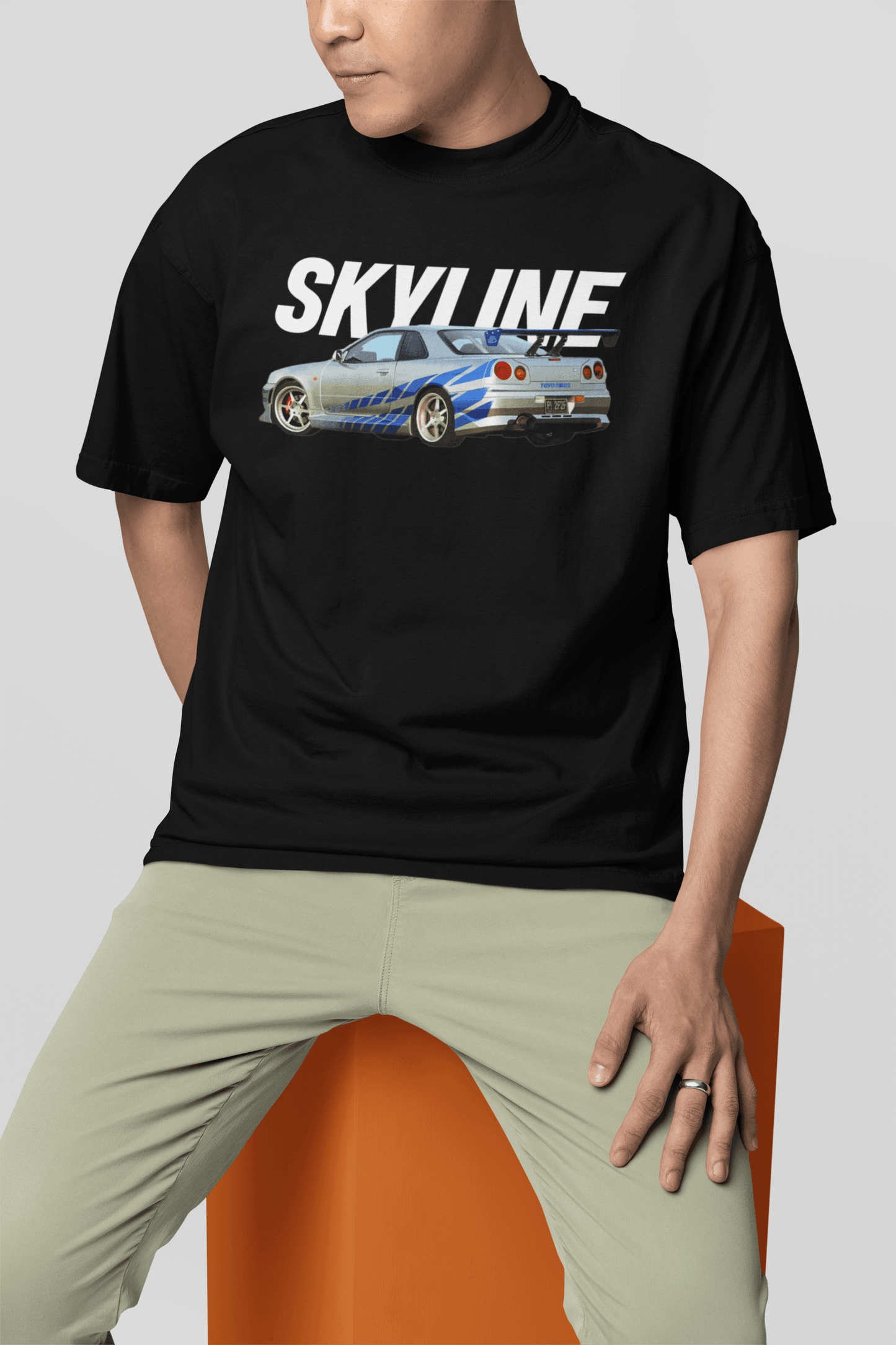 Camiseta Nissan Skyline GT-R R34 do Brian