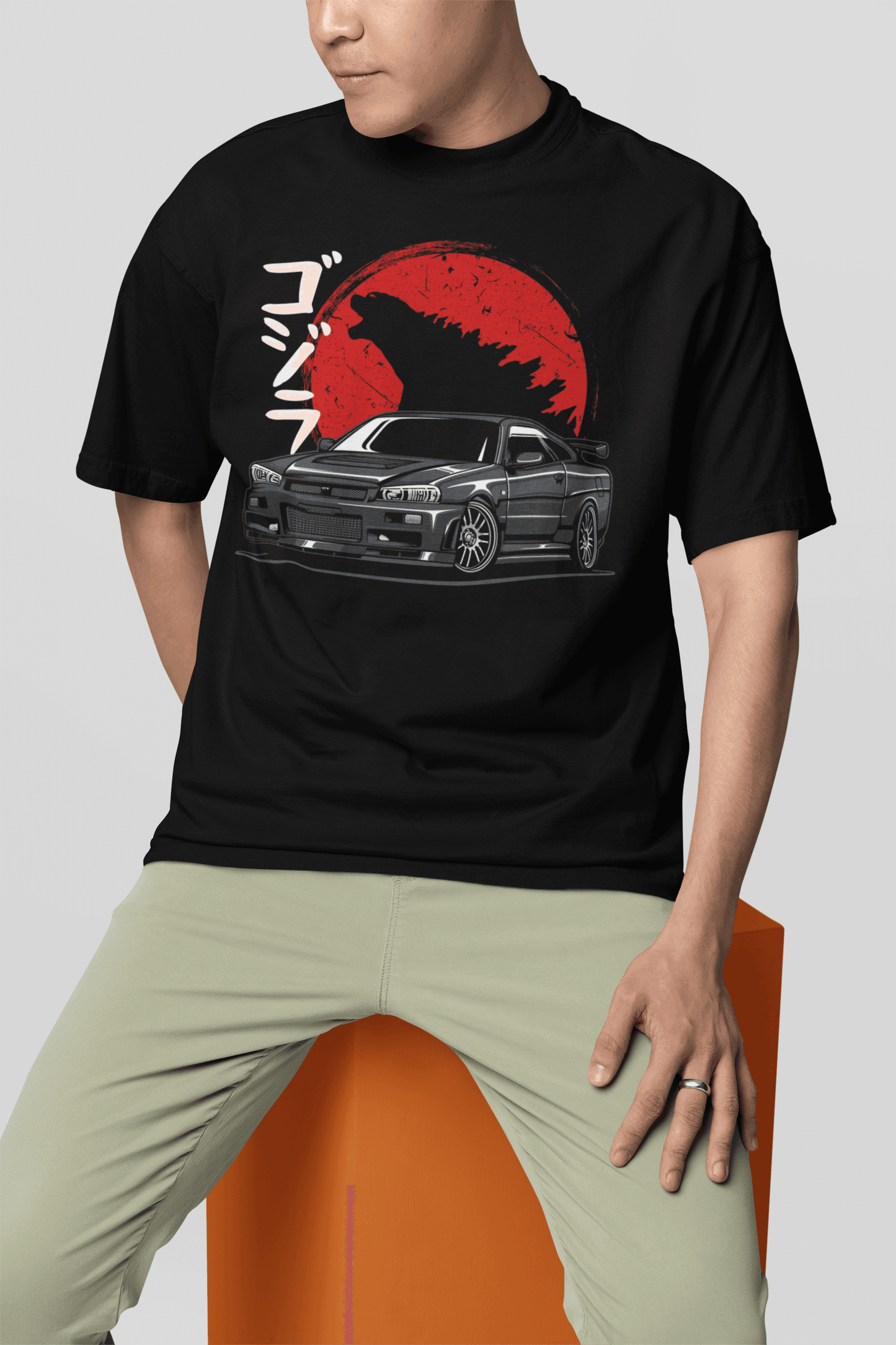 Camiseta Nissan Skyline GTR R34 Godzilla - GTS38