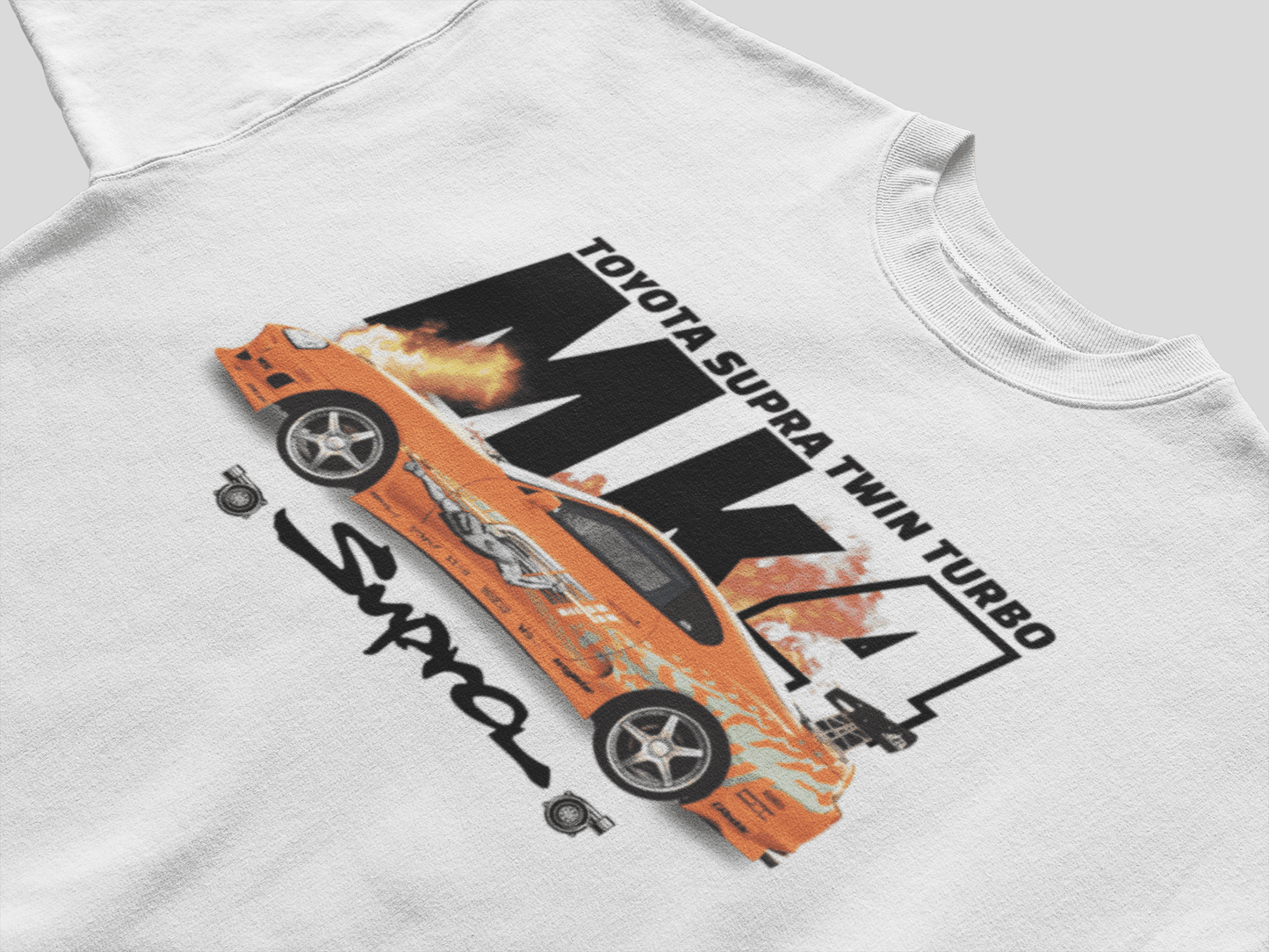 Camiseta Toyota Supra MK4 Twin Turbo - GTS48