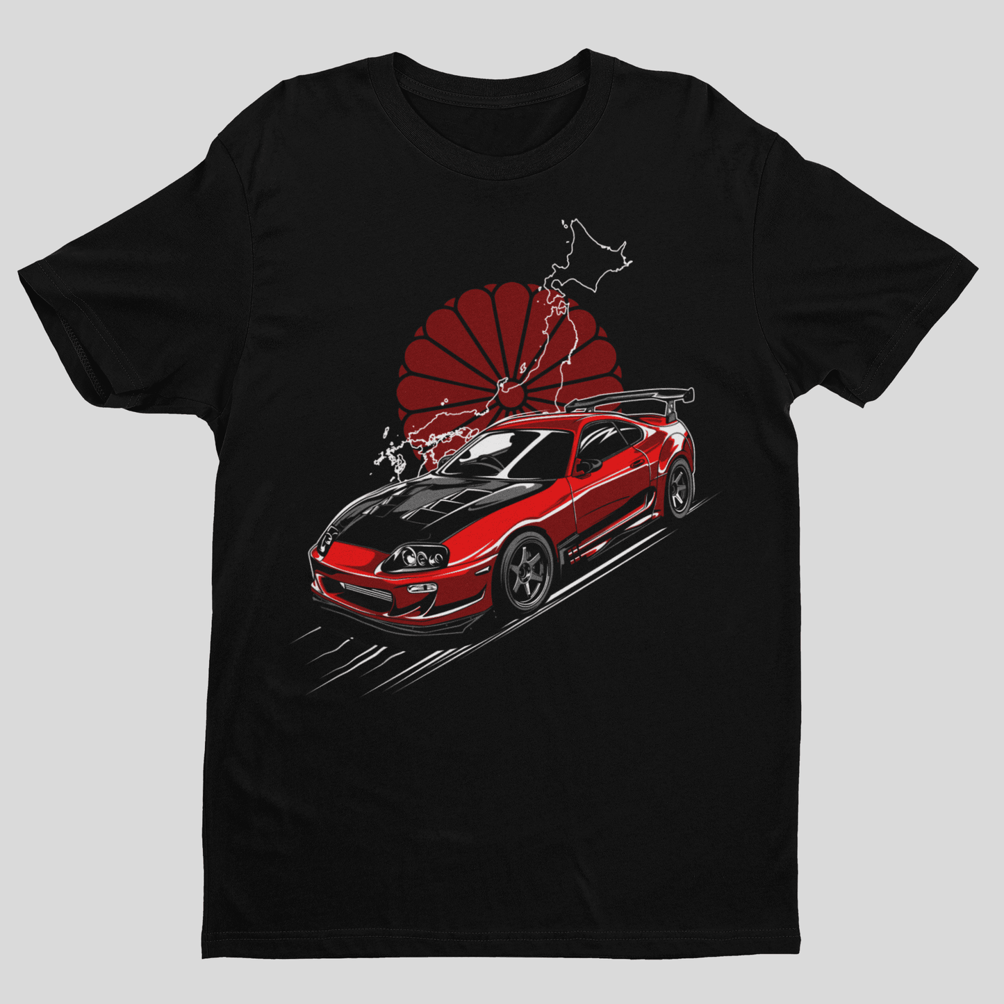 Camiseta Toyota Supra Red - GTS44