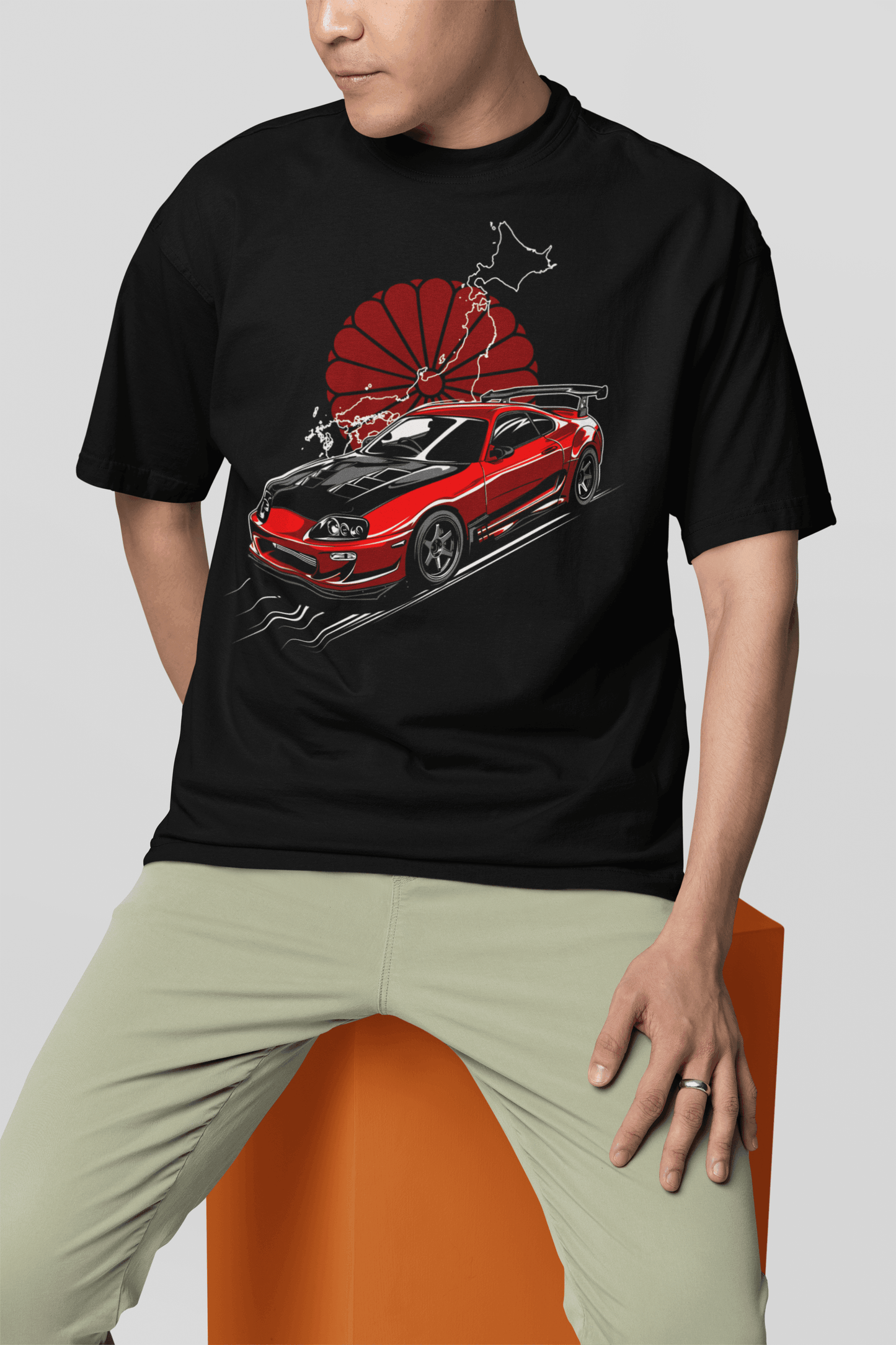 Camiseta Toyota Supra Red - GTS44