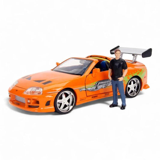 Toyota Supra 1995 & Brian | Velozes e Furiosos Edition | Escala 1:24