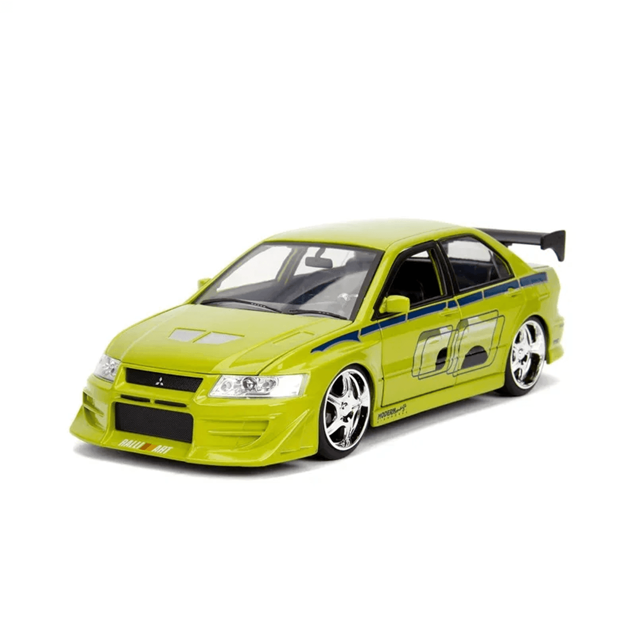 Miniatura  Mitsubishi Lancer Evolution 7 Brian O'Conner 2002 1:24 - Velozes e Furiosos 2