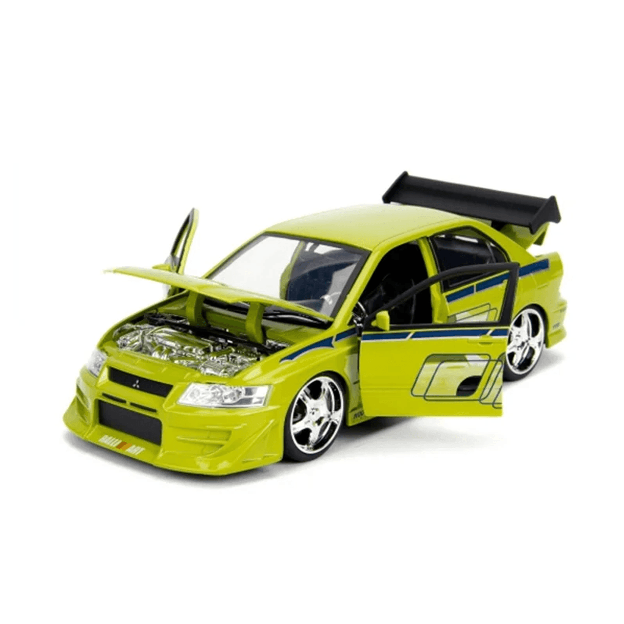 Miniatura  Mitsubishi Lancer Evolution 7 Brian O'Conner 2002 1:24 - Velozes e Furiosos 2