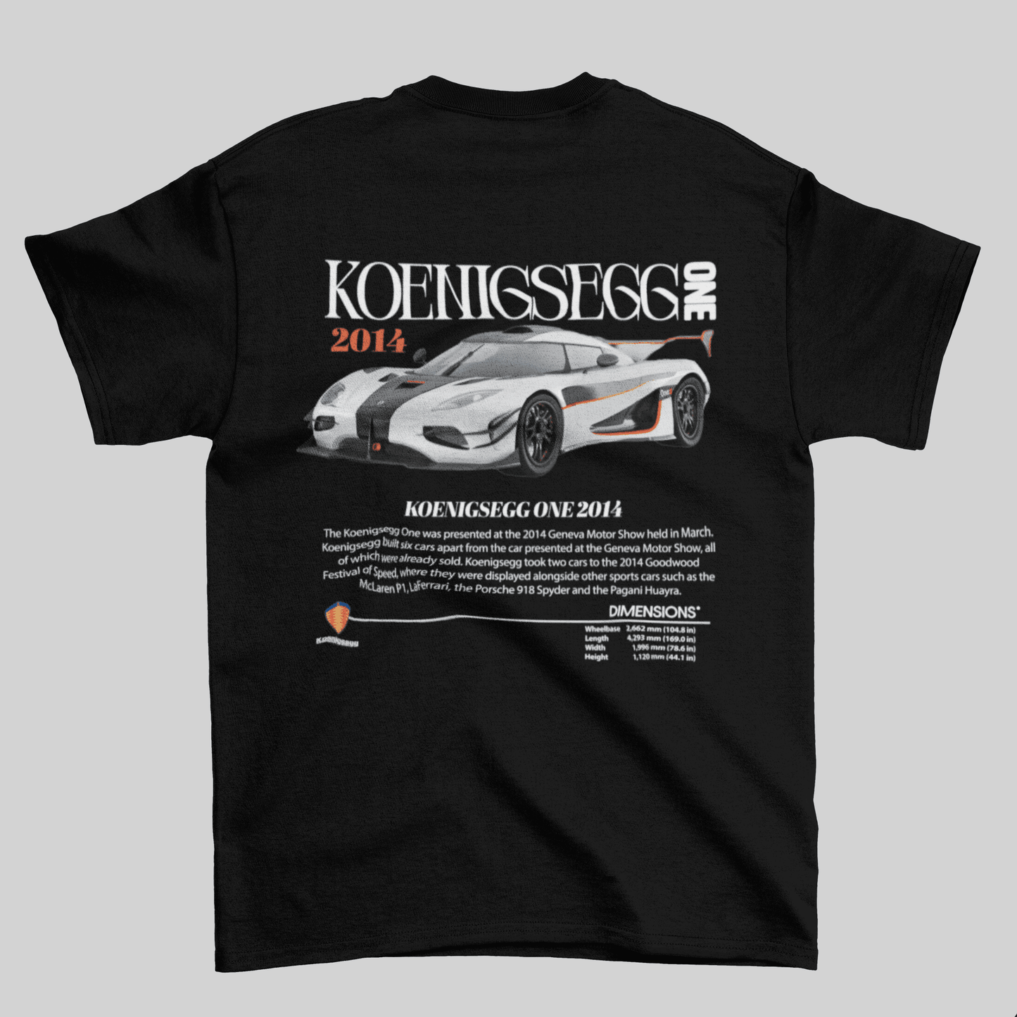 Camiseta Koenigsegg One:1 - GTS61