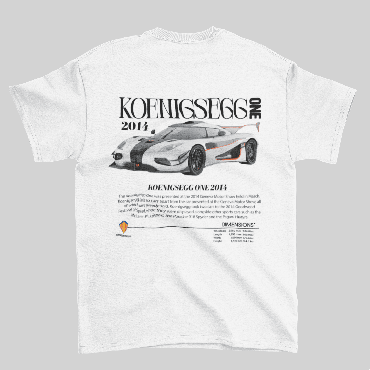 Camiseta Koenigsegg One:1 - GTS61