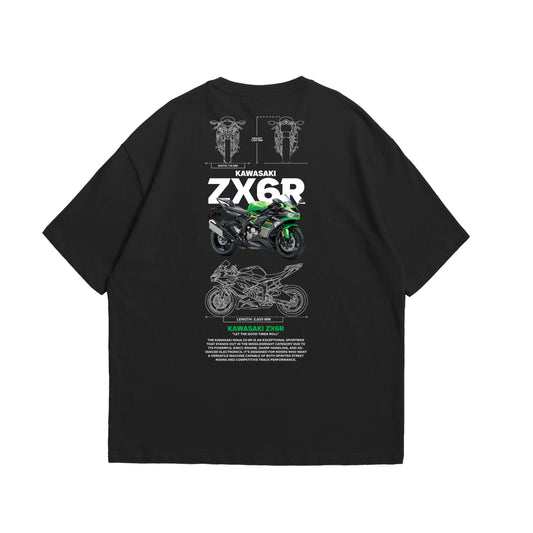 Camiseta Oversized Kawasaki ZX6R