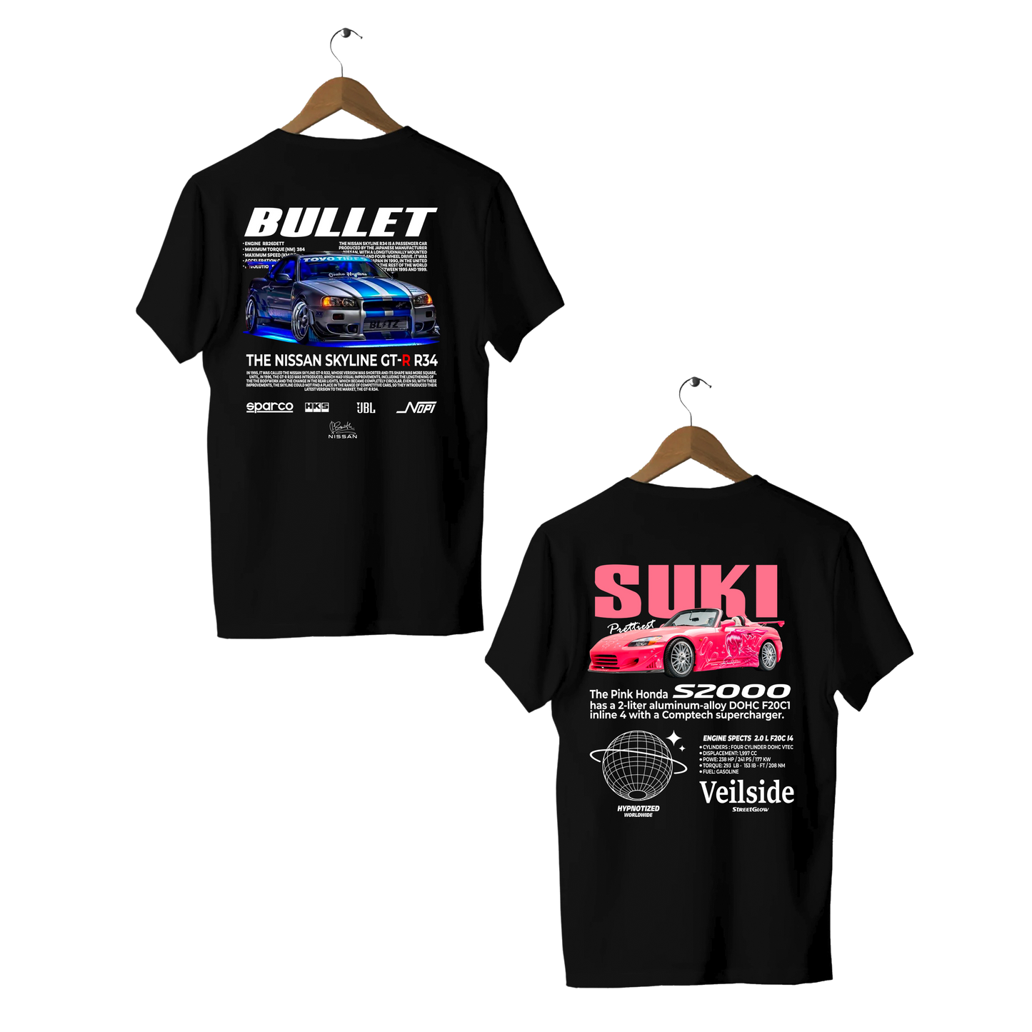 Camiseta Bullet e Suki Casal