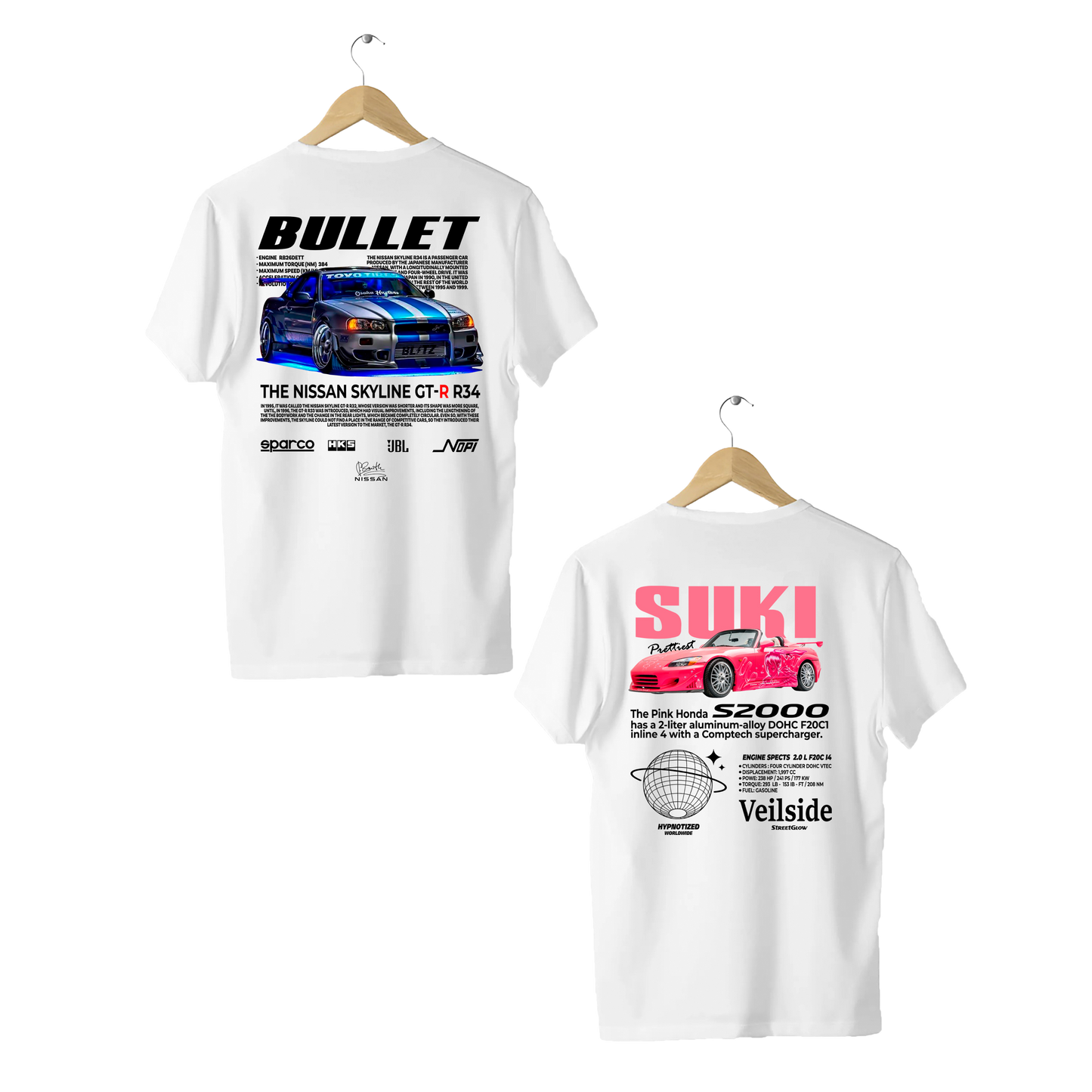 Camiseta Bullet e Suki Casal