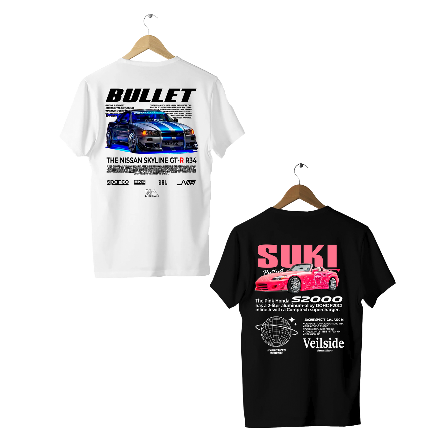 Camiseta Bullet e Suki Casal